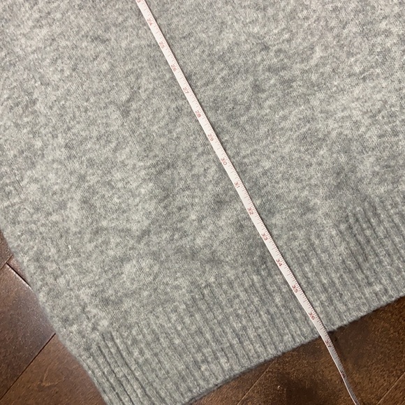 H&M Heather Grey Off Shoulder Soft Knit Midi Dress - Picture 11 of 11